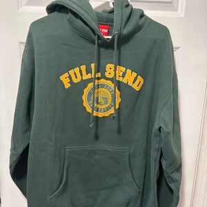 Full Send Forest Green Men's Hoodie